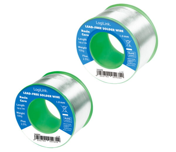Stagno in Rotolo per Saldatura Senza Piombo Rame 0,7% ø 1 mm 100g - immagine 4