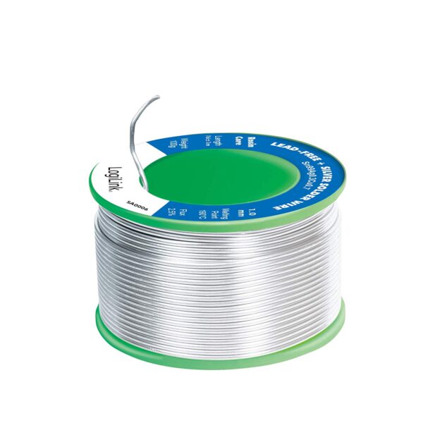 Stagno in Rotolo per Saldatura Senza Piombo Argento 0,3% ø 1 mm 100g - immagine 2