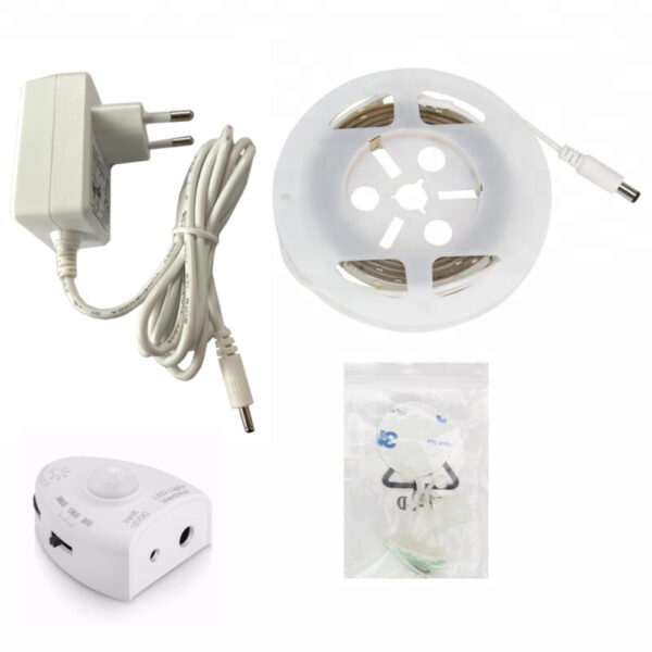 Striscia LED Sensore di Movimento e Alimentatore per il Letto 1,2m - immagine 6