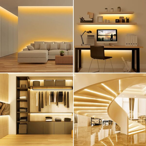 Striscia LED Sensore di Movimento e Alimentatore per il Letto 1,2m - immagine 9