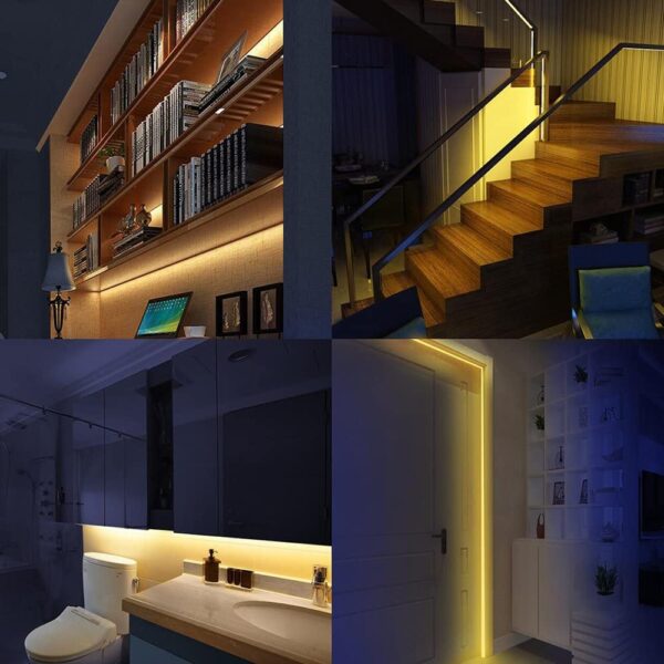 Striscia LED Sensore di Movimento e Alimentatore per il Letto 1,2m - immagine 10