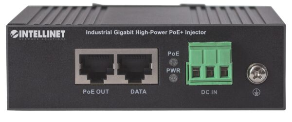 Iniettore Industriale per Guida DIN Gigabit High-Power PoE+ 30W - immagine 4