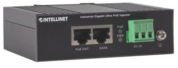 Iniettore Industriale per Guida DIN Gigabit Ultra PoE 60W - immagine 3