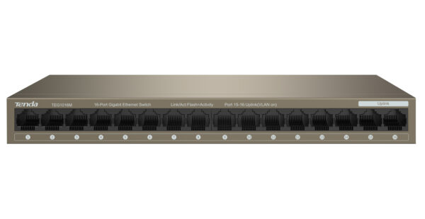 Switch 16 porte Gigabit Ethernet 2000Mbps, TEG1016M - immagine 2