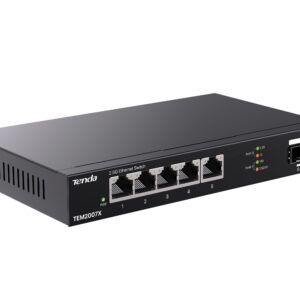 Switch con 5 porte 2.5G Ethernet e 2 slot SFP+ da 10G, TEM2007X