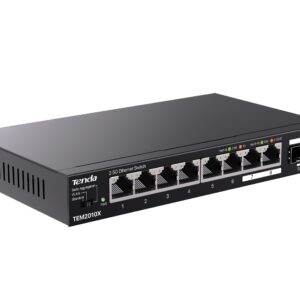 Switch con 8 porte 2.5G Ethernet e 2 porte SFP+ da 10G, TEM2010X