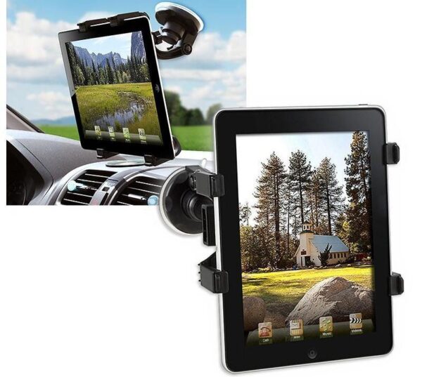 Supporto Universale da Auto con Ventosa per Tablet 7-10.1'' - immagine 9