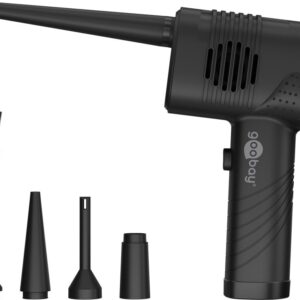 Kit di Pulizia Elettrico per PC Soffiatore ad Aria con 5 Ugelli Intercambiabili