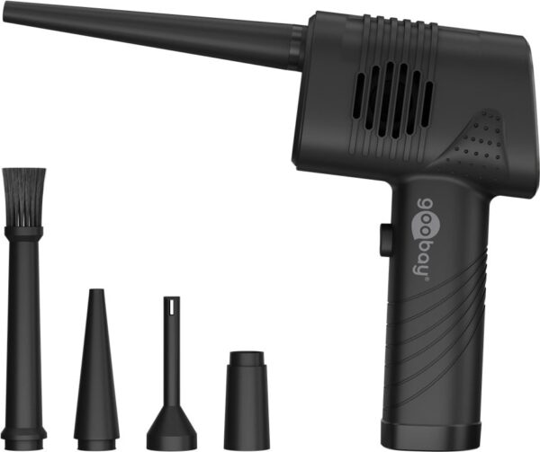 Kit di Pulizia Elettrico per PC Soffiatore ad Aria con 5 Ugelli Intercambiabili