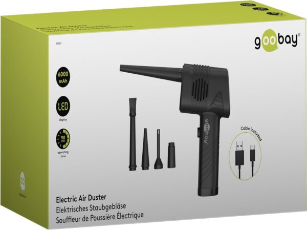 Kit di Pulizia Elettrico per PC Soffiatore ad Aria con 5 Ugelli Intercambiabili - immagine 2