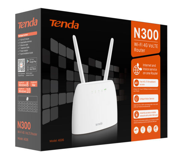Router Wireless 300Mbps 4G VoLTE, 4G06 - immagine 2
