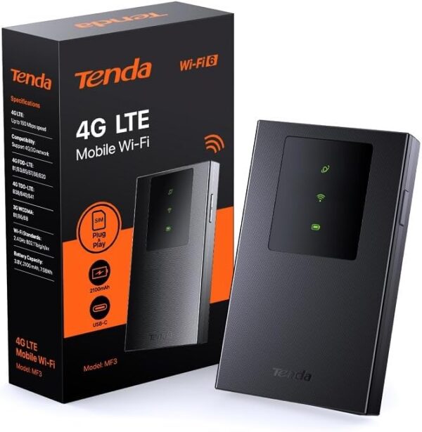 Hotspot Router Mobile Portatile Batteria 2100mAh 4G LTE 286Mbps, 4G180V4 - immagine 2