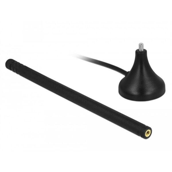 Antenna LTE Omnidirezionale Fissa SMA 3-5dBi 12,5cm Cavo RG-174 A/U - immagine 2