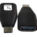 Adattatore Convertitore USB-C&trade; Maschio a USB-A Femmina OTG Nero