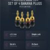 Connettore a Banana SimpleLock 6.0 mm² 2 coppie (2x2 connettori) - immagine 4