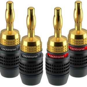Connettore a Banana SimpleLock 6.0 mm² 2 coppie (2x2 connettori)