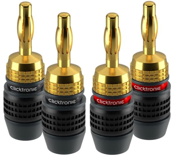 Connettore a Banana SimpleLock 6.0 mm² 2 coppie (2x2 connettori)