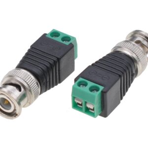 Adattatore Connettore Terminal Block 2-pin a BNC Maschio