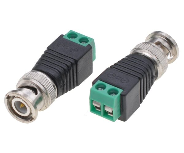 Adattatore Connettore Terminal Block 2-pin a BNC Maschio