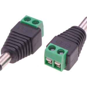 Adattatore Alimentazione Plug DC 2.5x5.5mm Maschio Terminal Block 2 pin