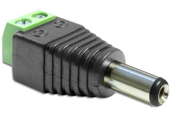 Adattatore Alimentazione Plug DC 2.5x5.5mm Maschio Terminal Block 2 pin - immagine 2