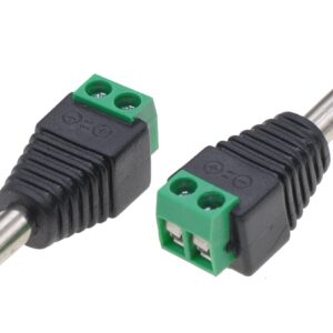 Adattatore Alimentazione Plug DC 5.5x2.1mm Maschio Terminal Block 2 pin