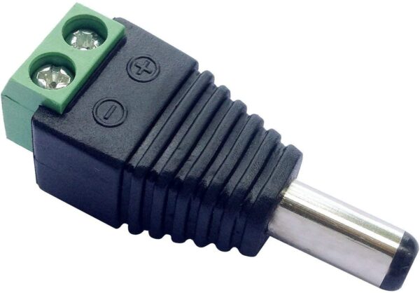 Adattatore Alimentazione Plug DC 5.5x2.1mm Maschio Terminal Block 2 pin - immagine 2