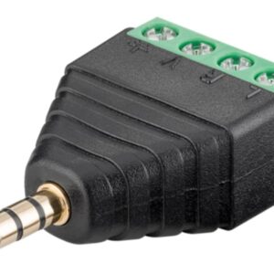 Adattatore Audio 3.5 mm Maschio a Terminal Block 4 pin