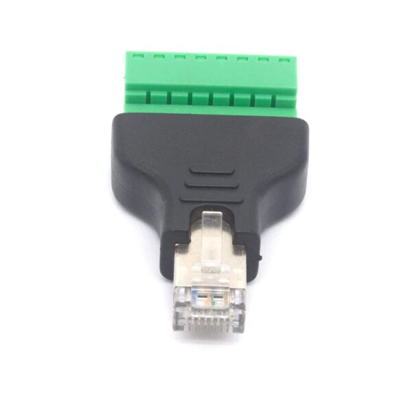 Adattatore Connettore RJ45 Maschio Terminal Block 8 pin - immagine 5