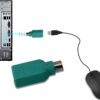 Adattatore Convertitore PS2 Maschio USB A Femmina per Tastiera e Mouse - immagine 4
