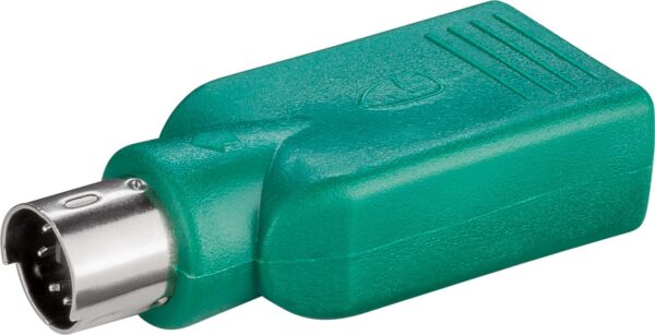 Adattatore Convertitore PS2 Maschio USB A Femmina per Tastiera e Mouse - immagine 2