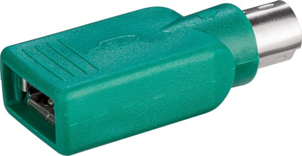Adattatore Convertitore PS2 Maschio USB A Femmina per Tastiera e Mouse - immagine 3