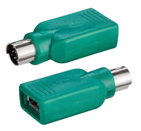 Adattatore Convertitore PS2 Maschio USB A Femmina per Tastiera e Mouse