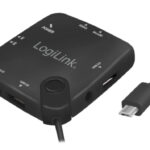 HUB Multifunzione On-The-Go Micro-USB e Lettore di Schede