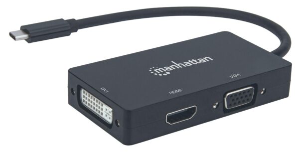 Convertitore Audio Video USB-C™ 3-in-1 Multiporta HDMI DVI VGA - immagine 2