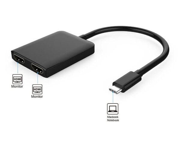 Adattatore Convertitore USB-C™ a 2x HDMI 4K - immagine 2