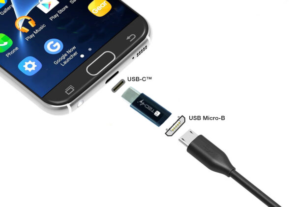 Mini Convertitore Adattatore USB-C™ Maschio a Micro USB Femmina - immagine 7