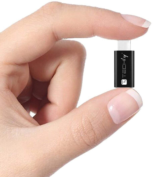 Mini Convertitore Adattatore USB-C™ Maschio a Micro USB Femmina - immagine 2