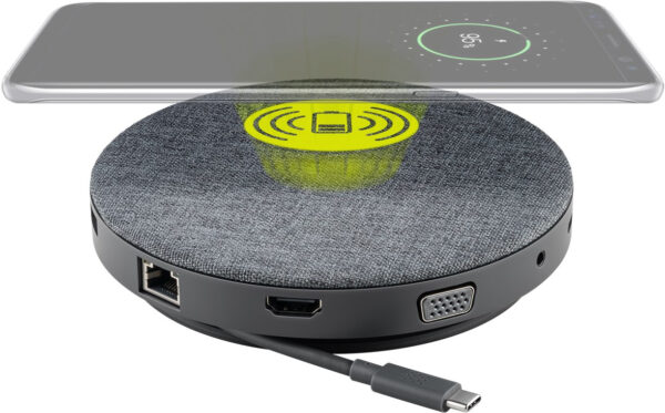 Docking Station USB-C™ 11 in 1 Ricarica Rapida Senza Fili 100W