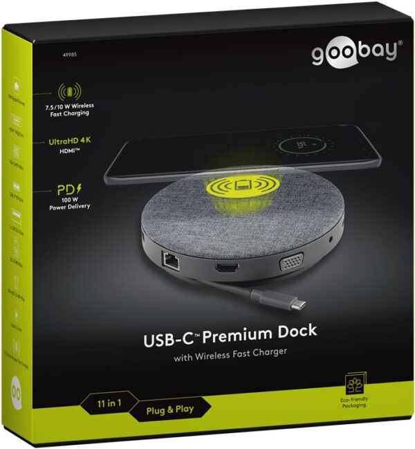 Docking Station USB-C™ 11 in 1 Ricarica Rapida Senza Fili 100W - immagine 2