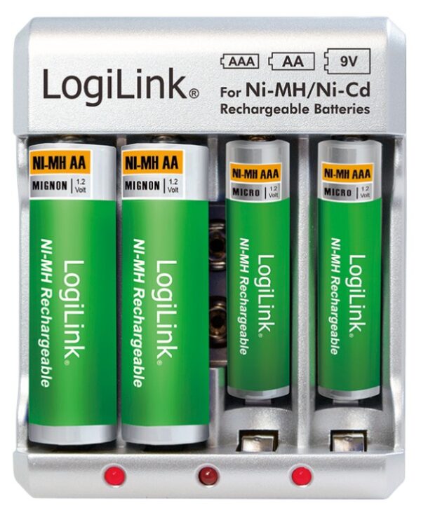 Caricabatterie per AA / AAA / 9V Ni-MH / Ni-Cd - immagine 5