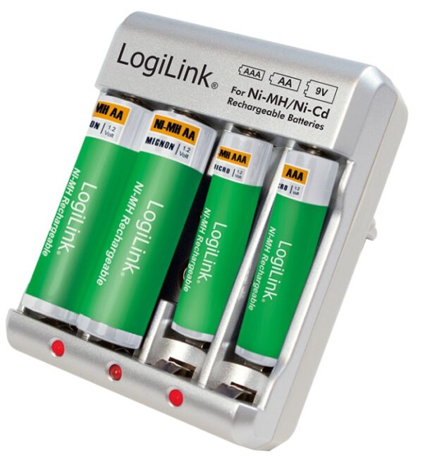 Caricabatterie per AA / AAA / 9V Ni-MH / Ni-Cd - immagine 4