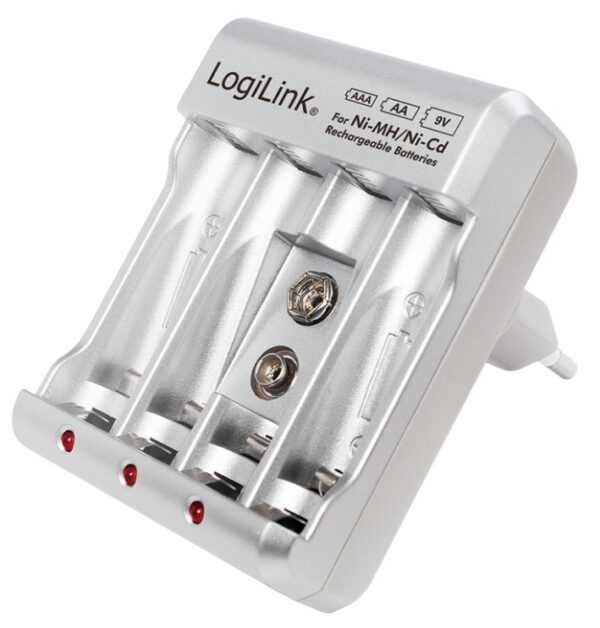 Caricabatterie per AA / AAA / 9V Ni-MH / Ni-Cd - immagine 2