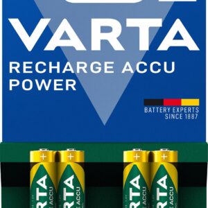 Blister 4 Batterie Ricaricabili Mini Stilo AAA 800 mAh