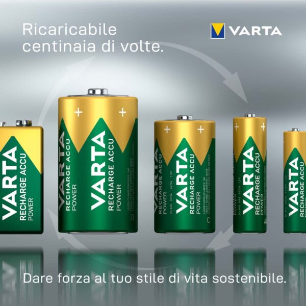 Blister 4 Batterie Ricaricabili Mini Stilo AAA 800 mAh - immagine 9
