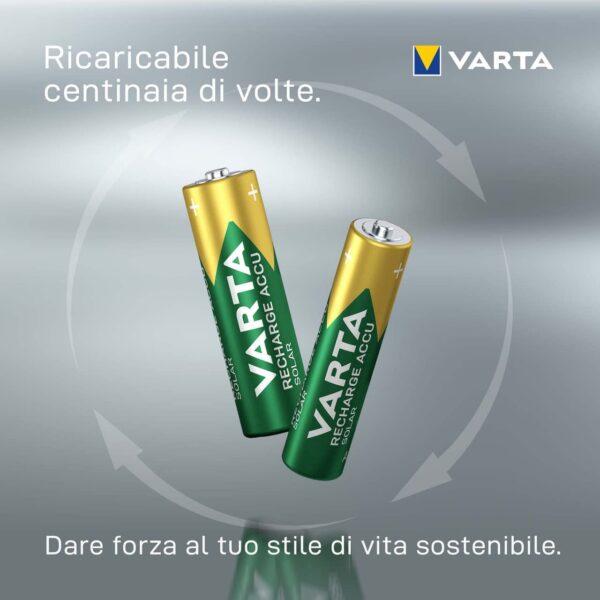 Blister 2 Batterie Ricaricabili Stilo AA 2600 mAh - immagine 5