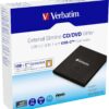 Lettore CD/DVD Esterno Slim USB 3.2 Gen1 con Porta USB-C™ - immagine 2