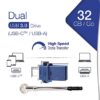 Memoria USB 3.0 Dual Drive USB-C™ USB-A 32GB - immagine 2