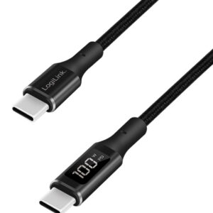 Cavo USB-C™ Maschio/Maschio E-mark PD Display 1m