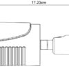 Telecamera CCTV IR 2MP da Soffitto Parete IP66, DGC1105YFT - immagine 2